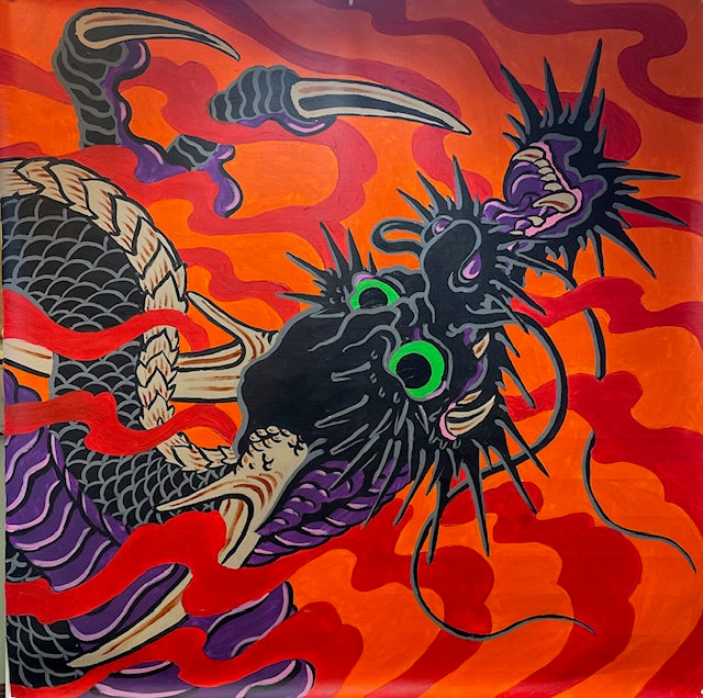 Consumed by flames